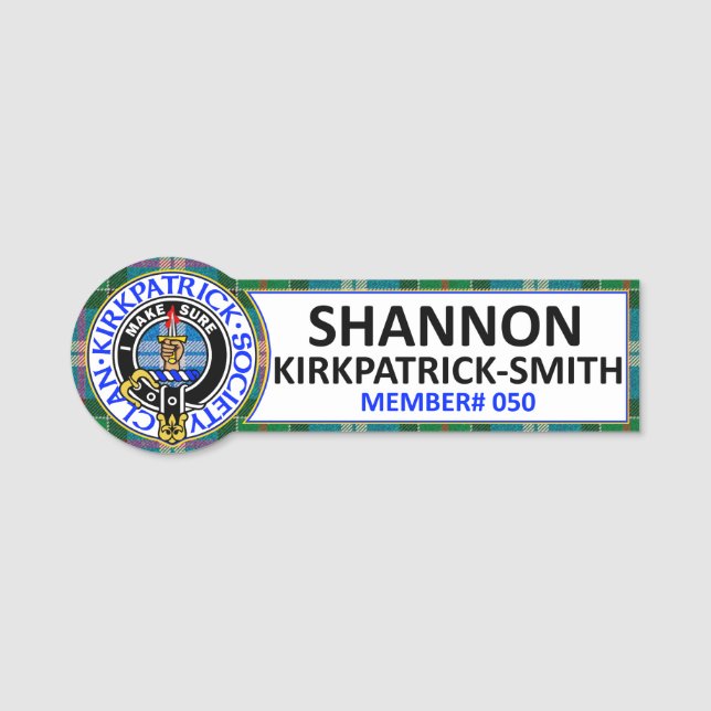 CKS NAME BADGE - SHANNON KIRKPATRICK-SMITH 050 (Front)