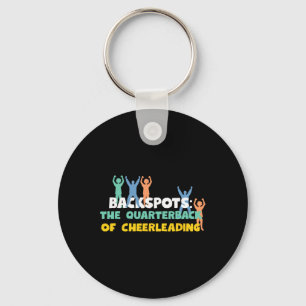 Ckspots Cheerleading Design For Gymnast And Flyer Key Ring