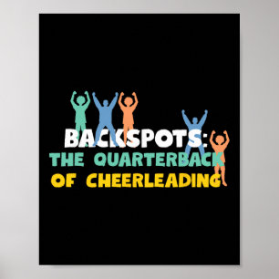 Ckspots Cheerleading Design For Gymnast And Flyer Poster