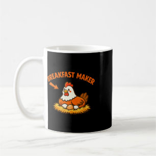 Ckyard Chicken Breakfast Humour Egg Layer Design Coffee Mug