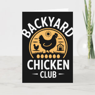 Ckyard Chicken Club Fresh Eggs Daily Farm Living C Card