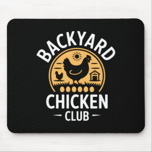 Ckyard Chicken Club Fresh Eggs Daily Farm Living C Mouse Pad