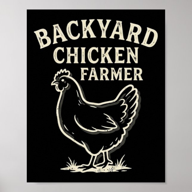 Ckyard Chicken Farmer _2  Poster (Front)