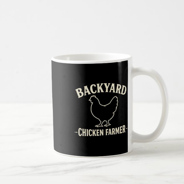 Ckyard Chicken Farmer  Coffee Mug (Right)