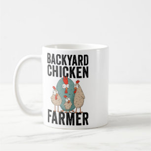 Ckyard Chicken Farmer Funny Cute Chicken Lovers Fa Coffee Mug