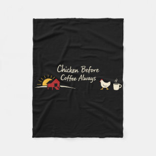 Ckyard Chickens Lifestyle Chicken Keeper Life Poul Fleece Blanket