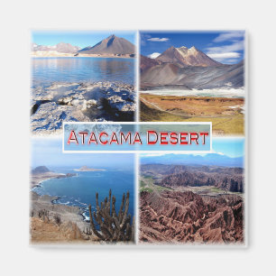 CL Atacama Desert - Green Lagoon - Salar de Talar Magnet