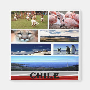 CL - Chile - Dancers Easter Island Magnet
