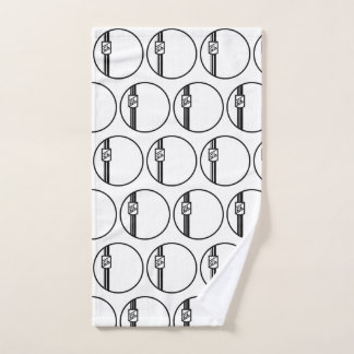 CL drumhead logo Hand Towel