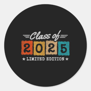 Cl Of 2025 - 2025 Graduate - Cl Of 2025 Graduation Classic Round Sticker