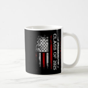 Cl Of 2025 American Flag Usa Graduation For Him Se Coffee Mug