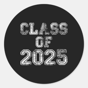 Cl Of 2025 Classic Round Sticker