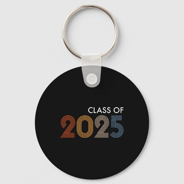 Cl Of 2025 College University High School Future G Key Ring (Front)