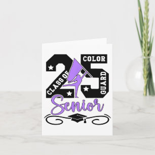 Cl Of 2025 Colour Guard Senior 2025 Senior Colour Card