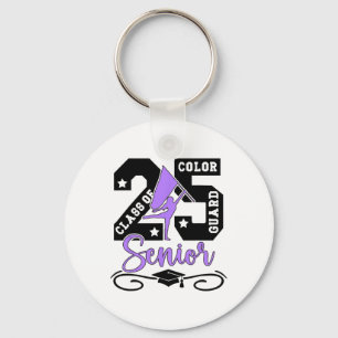 Cl Of 2025 Colour Guard Senior 2025 Senior Colour  Key Ring