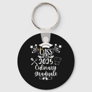 Cl Of 2025 Culinary Graduate Culinary Chef Graduat Key Ring