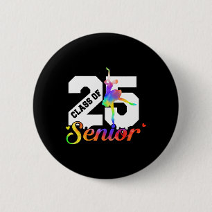 Cl Of 2025 Dance Senior 2025 Graduation Graduate 6 Cm Round Badge