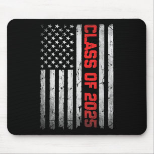 Cl Of 2025 Flag Usa Senior 2025 Graduation 25 Mens Mouse Pad