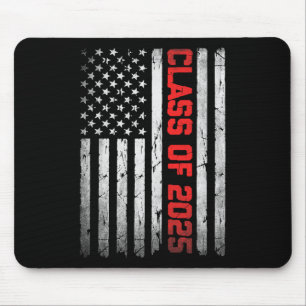 Cl Of 2025 Flag Usa Senior 2025 Graduation 25 Mens Mouse Pad