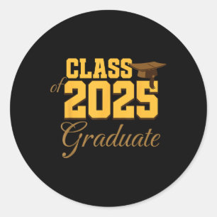 Cl Of 2025 Graduate 2025 Graduation _1 Classic Round Sticker