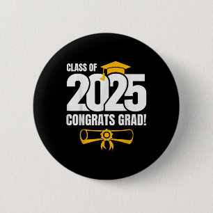Cl Of 2025 Graduation Congrats Grad 2025 Senior Gr 6 Cm Round Badge