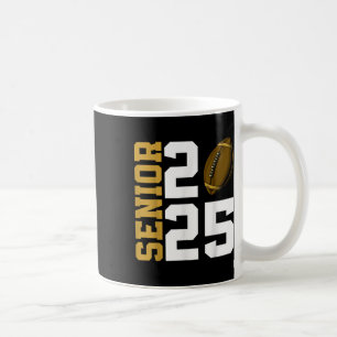 Cl Of 2025 Graduation Senior Football Player Boys  Coffee Mug