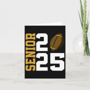 Cl Of 2025 Graduation Senior Footll Player Boys Gi Card