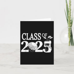 Cl Of 2025 Graduation Senior Golfer Golf Player Gr Card