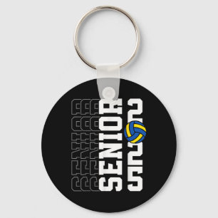Cl Of 2025 Graduation Senior Volleyball Player Boy Key Ring
