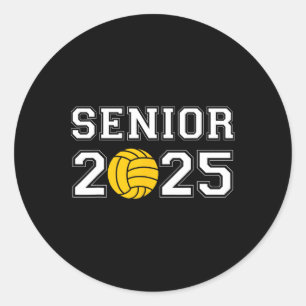Cl Of 2025 Graduation Waterpolo Senior 2023 Water Classic Round Sticker