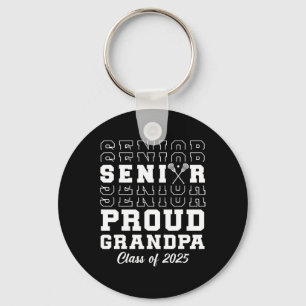 Cl Of 2025 Lacrosse Grandpa Senior Graduation Grad Key Ring