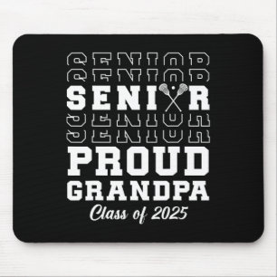 Cl Of 2025 Lacrosse Grandpa Senior Graduation Grad Mouse Pad