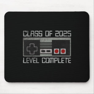 Cl Of 2025 Level Complete Senior Graduation Video Mouse Pad