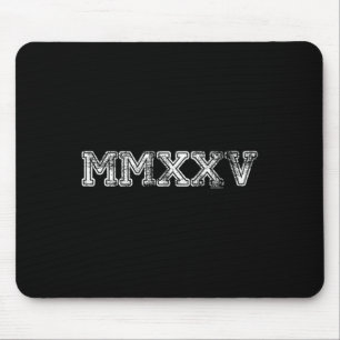 Cl Of 2025 Mmxxv Graduation Spirit Vintage Senior Mouse Pad
