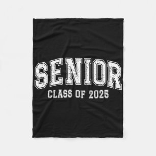 Cl Of 2025 Senior 2025 Graduation 2025 Back To Sch Fleece Blanket