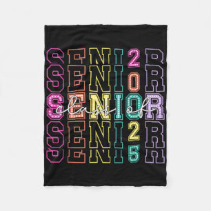 Cl Of 2025 Senior 2025 Graduation 2025 Back To Sch Fleece Blanket