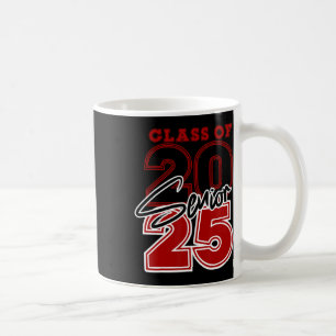 Cl Of 2025 Senior - 2025 Graduation Red  Coffee Mug