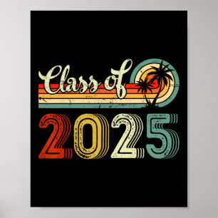 Cl Of 2025 Senior 2025 Retro Back To School Vintag Poster