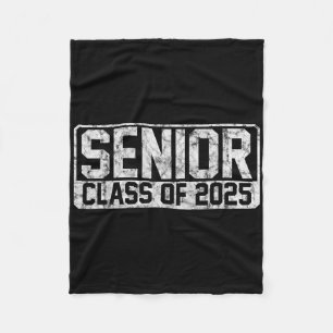 Cl Of 2025 Senior 2025 Senior Graduation Back To S Fleece Blanket