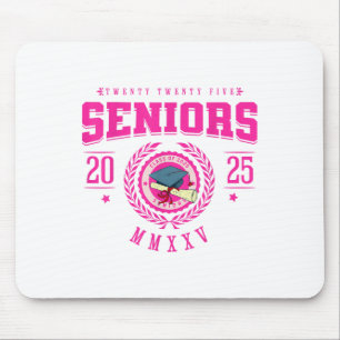 Cl Of 2025 Senior Back To School Graduation Girls Mouse Pad