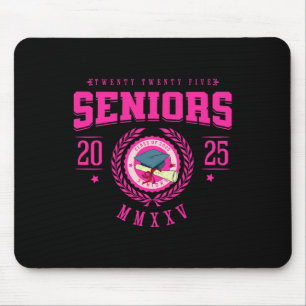 Cl Of 2025 Senior Back To School Graduation Girls  Mouse Pad