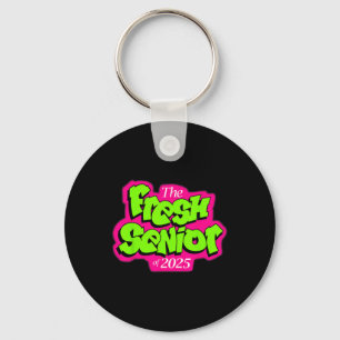 Cl Of 2025 Senior Fresh 90s Retro Tv Style Graduat Key Ring