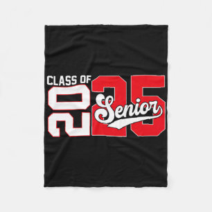 Cl Of 2025 Senior Graduation 2025 Back To School K Fleece Blanket