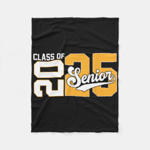 Cl Of 2025 Senior Graduation 2025 Back To School T Fleece Blanket
