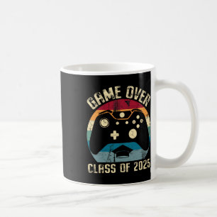 Cl Of 2025 Senior Graduation Game Over For Gamer S Coffee Mug