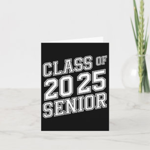 Cl Of 2025 Senior Graduation High School Girls Boy Card