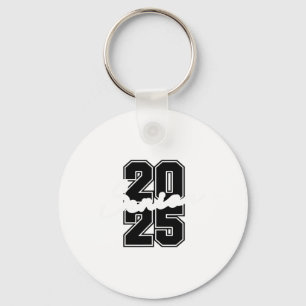 Cl Of 2025 Senior High School College Graduation W Key Ring