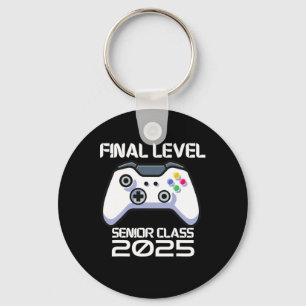 Cl Of 2025 Senior Video Game Final Level School Ga Key Ring