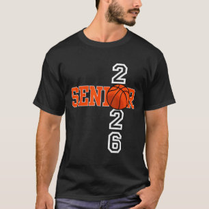 Cl Of 2026 Basketball Funny Senior 2026 Graduation T-Shirt