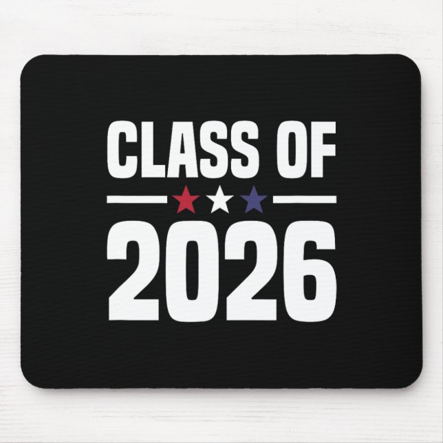 Cl Of 2026 College University High School Future G Mouse Pad (Front)